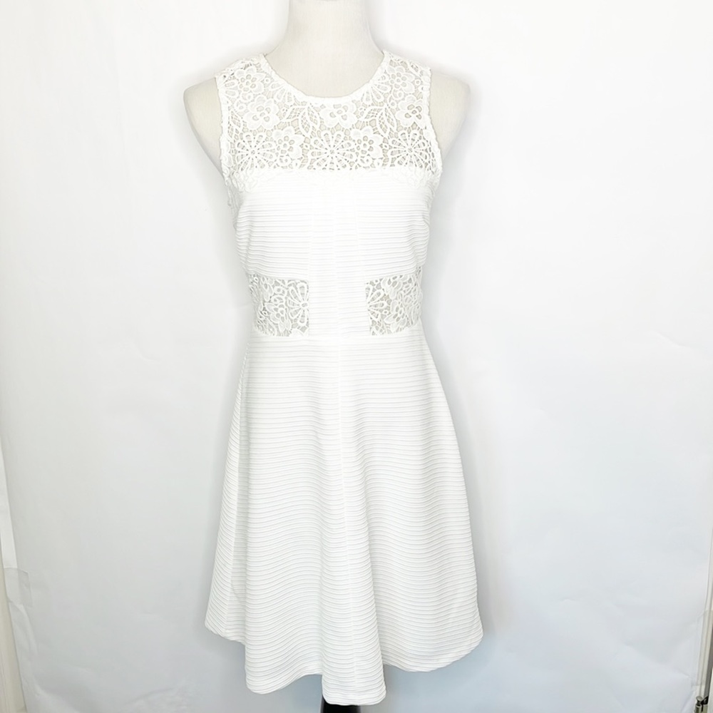 Julia Jordan White Lace Dress (8)